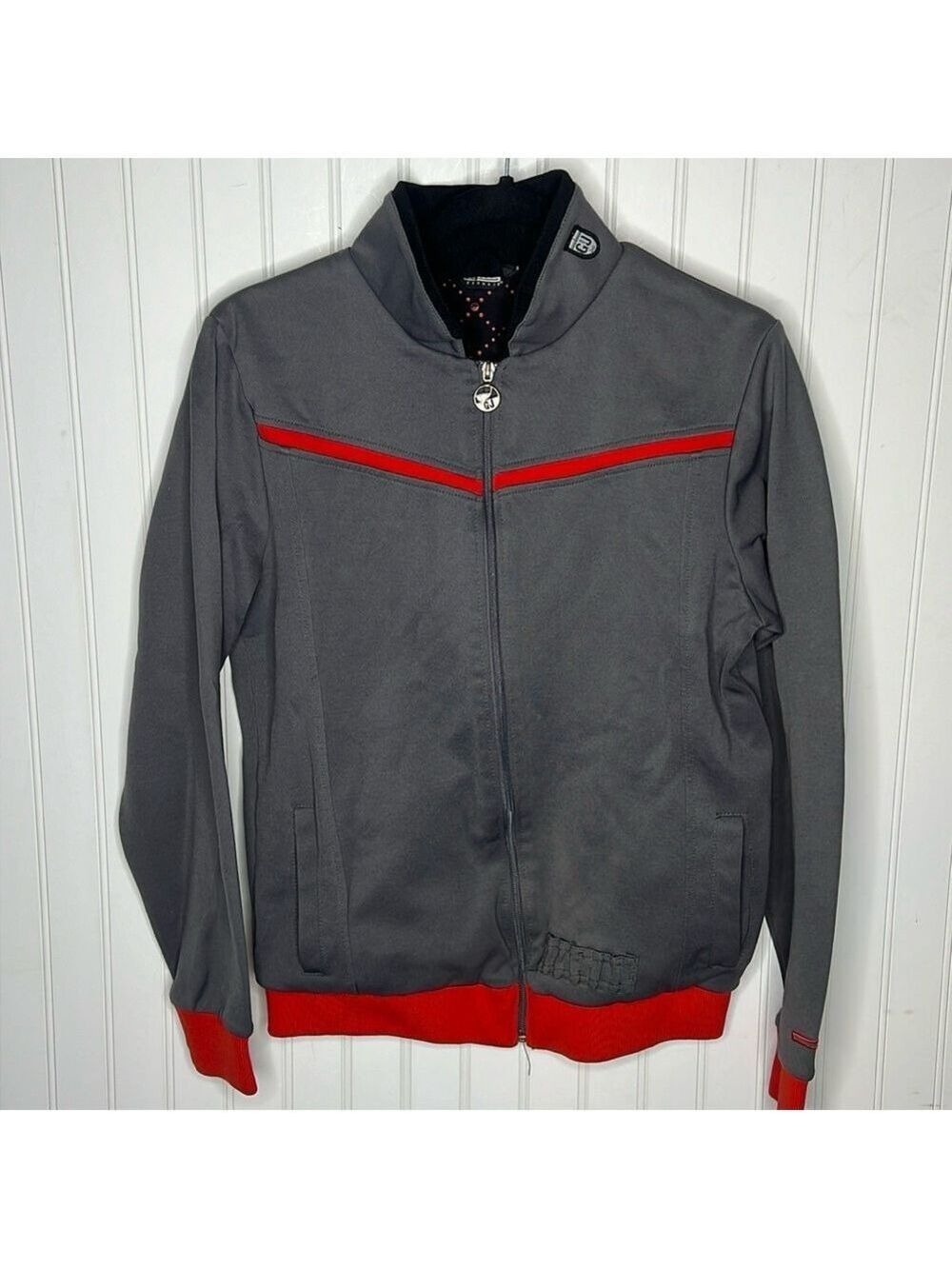 Golf Junkie Zip up Lined Jacket Size Small